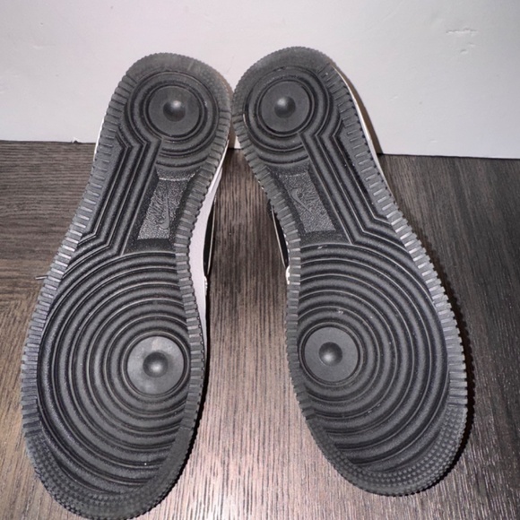 Nike Air Force 1 Low Mens Black Silver 3M Snake 2020 Sneaker DJ6033-001 EUC Sz 8 - Picture 6 of 11